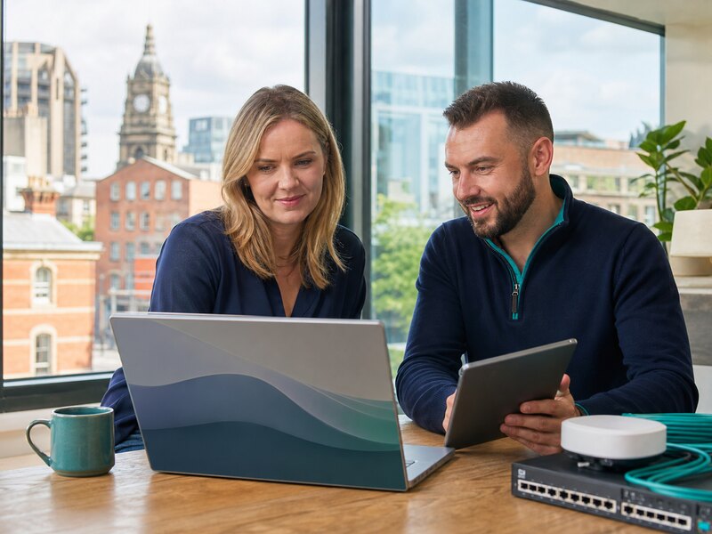 WaelTech IT consultant helping a Leeds business get started